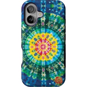 image:imageCasely iPhone 16 Case  The Boyfriend Collection  Forest Green  Bold Protective Design  Compatible with MagSafeVeneta Tapestry  Grateful Dead Tie Dye