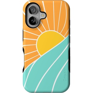 image:imageCasely iPhone 16 Case  The Boyfriend Collection  Forest Green  Bold Protective Design  Compatible with MagSafeWaves  Rays  Sunshine