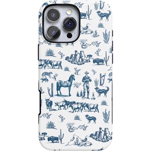 image:imageCasely iPhone 16 Pro Max Case  Night Walk  The Beatles Abbey Road Dual Image  Bold Protective Design  MagSafe Compatible DesignBlue Desert  Wild West Adventure