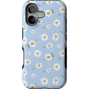 image:imageCasely iPhone 17 Case  Kiwi Kiss  Matcha Green Shimmer  Bold Protective Design  MagSafe Compatible DesignDaisy Daydream  Baby Blue Floral