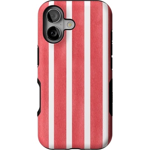 image:imageCasely iPhone 17 Case  Kiwi Kiss  Matcha Green Shimmer  Bold Protective Design  MagSafe Compatible DesignEast Coast Summer  Red Stripes