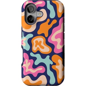 image:imageCasely iPhone 17 Case  Kiwi Kiss  Matcha Green Shimmer  Bold Protective Design  MagSafe Compatible DesignMidnight Color Splash  Abstract Retro