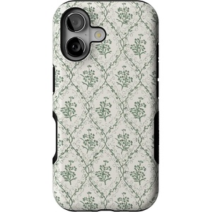 image:imageCasely iPhone 17 Case  Kiwi Kiss  Matcha Green Shimmer  Bold Protective Design  MagSafe Compatible DesignSage Tapestry  Floral Vines