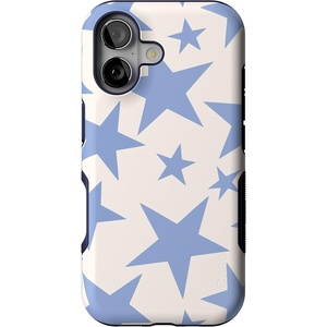 image:imageCasely iPhone 17 Case  Kiwi Kiss  Matcha Green Shimmer  Bold Protective Design  MagSafe Compatible DesignStars Align  Blue  White Stars