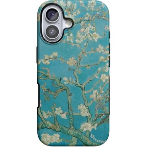 image:imageCasely iPhone 17 Case  Kiwi Kiss  Matcha Green Shimmer  Bold Protective Design  MagSafe Compatible DesignVan Gogh  Almond Blossom Floral
