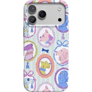 image:imageCasely iPhone 17 Pro Case  Think Pink  Solid Neon Pink  Compatible with MagSafe  Classic Ultra Slim DesignChateau Pups  French Dog