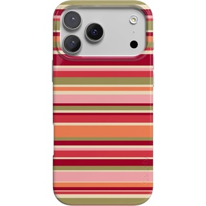 image:imageCasely iPhone 17 Pro Case  Think Pink  Solid Neon Pink  Compatible with MagSafe  Classic Ultra Slim DesignCitrus Stripes  Poolside Print