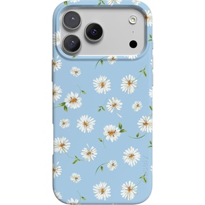 image:imageCasely iPhone 17 Pro Case  Think Pink  Solid Neon Pink  Compatible with MagSafe  Classic Ultra Slim DesignDaisy Daydream  Baby Blue Floral