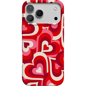 image:imageCasely iPhone 17 Pro Case  Think Pink  Solid Neon Pink  Compatible with MagSafe  Classic Ultra Slim DesignLove Song Remix  Ombre Hearts