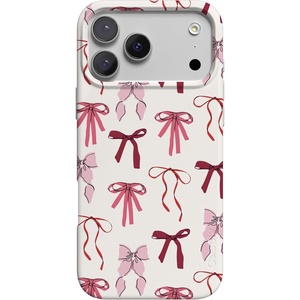 image:imageCasely iPhone 17 Pro Case  Think Pink  Solid Neon Pink  Compatible with MagSafe  Classic Ultra Slim DesignLover Girlie  Pink Bows