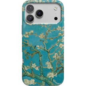 image:imageCasely iPhone 17 Pro Case  Think Pink  Solid Neon Pink  Compatible with MagSafe  Classic Ultra Slim DesignVan Gogh  Almond Blossom Floral