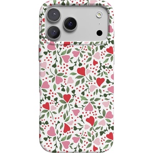 image:imageCasely iPhone 17 Pro Case  Think Pink  Solid Neon Pink  Compatible with MagSafe  Classic Ultra Slim DesignVines of Love  Floral Heart