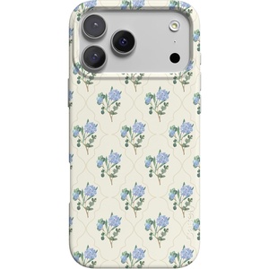 image:imageCasely iPhone 17 Pro Case  Think Pink  Solid Neon Pink  Compatible with MagSafe  Classic Ultra Slim DesignVintage Garden  Blue Hydrangea