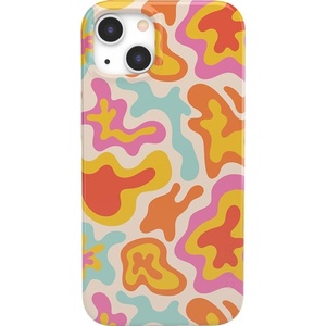 image:imageCasely iPhone 13 Case  Tropical Color Splash  Abstract Retro  Compatible with MagSafe  Classic Ultra Slim Design
