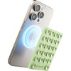 image:imageCasely Grippy  Silicone Suction Phone Mount Compatible with MagSafe WhiteMatcha Green