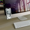 image:imageCasely Grippy  Silicone Suction Phone Mount Compatible with MagSafe WhitePeriwinkle Blue