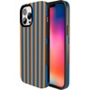 image:imageCasely iPhone 13 Pro Max Case  Into the Wild  Black Leopard  Bold Protective Design  Compatible with MagSafeGo New York  Blue  Orange Stripes