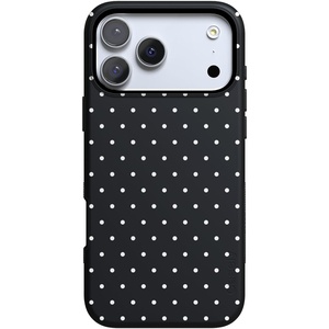 image:imageCasely iPhone 17 Pro Max Case  On the Dot  Black Polka Dot  Bold Protective Design  MagSafe Compatible Design