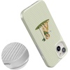 image:imageCasely iPhone 15 Case  Here Comes the Sun  Colorblock Sunset  Compatible with MagSafe  Classic Ultra Slim DesignClubhouse  Golden on the Green