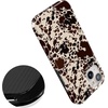 image:imageCasely iPhone 15 Case  Here Comes the Sun  Colorblock Sunset  Compatible with MagSafe  Classic Ultra Slim DesignCowgirl Envy  Cow Print