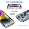 image:imageCasely iPhone 15 Case  Here Comes the Sun  Colorblock Sunset  Compatible with MagSafe  Classic Ultra Slim DesignDeep Sea  Blue Marble