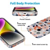 image:imageCasely iPhone 15 Case  Here Comes the Sun  Colorblock Sunset  Compatible with MagSafe  Classic Ultra Slim DesignField of Flowers  Pastel Floral