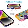 image:imageCasely iPhone 15 Case  Here Comes the Sun  Colorblock Sunset  Compatible with MagSafe  Classic Ultra Slim DesignFlower Patch  MultiColor Floral