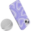 image:imageCasely iPhone 15 Case  Here Comes the Sun  Colorblock Sunset  Compatible with MagSafe  Classic Ultra Slim DesignLove Song  Lavender Heart
