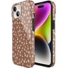 image:imageCasely iPhone 15 Case  Here Comes the Sun  Colorblock Sunset  Compatible with MagSafe  Classic Ultra Slim DesignMocha Meadow  Tiny Flowers