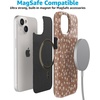 image:imageCasely iPhone 15 Case  Here Comes the Sun  Colorblock Sunset  Compatible with MagSafe  Classic Ultra Slim DesignMocha Meadow  Tiny Flowers