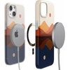 image:imageCasely iPhone 15 Case  Here Comes the Sun  Colorblock Sunset  Compatible with MagSafe  Classic Ultra Slim DesignOpposites Attract  Day Night Colorblock Mountains