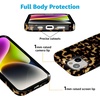 image:imageCasely iPhone 15 Case  Here Comes the Sun  Colorblock Sunset  Compatible with MagSafe  Classic Ultra Slim DesignShell Shocked  Tortoise Print