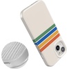 image:imageCasely iPhone 15 Case  Here Comes the Sun  Colorblock Sunset  Compatible with MagSafe  Classic Ultra Slim DesignTotally Groovy  Rainbow Stripes Color Block