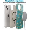 image:imageCasely iPhone 15 Case  Here Comes the Sun  Colorblock Sunset  Compatible with MagSafe  Classic Ultra Slim DesignVan Gogh  Almond Blossom Floral
