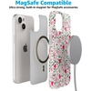 image:imageCasely iPhone 15 Case  Here Comes the Sun  Colorblock Sunset  Compatible with MagSafe  Classic Ultra Slim DesignVines of Love  Floral Heart