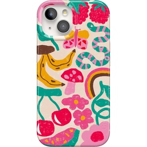 image:imageCasely iPhone 15 Case  Here Comes the Sun  Colorblock Sunset  Compatible with MagSafe  Classic Ultra Slim DesignDoodle Bug  Crayola Crayon