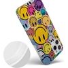 image:imageCasely iPhone 1212 Pro Case  All Smiles  Smiley Face Sticker  Classic Ultra Slim Design