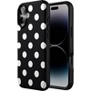 image:imageCasely iPhone 16 Plus Case  Midnight Onyx  Black Shimmer  Bold Protective Design  Compatible with MagSafePolka Dots  High Contrast Design