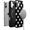 image:imageCasely iPhone 16 Plus Case  Midnight Onyx  Black Shimmer  Bold Protective Design  Compatible with MagSafePolka Dots  High Contrast Design