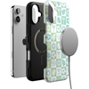 image:imageCasely iPhone 16 Plus Case  Midnight Onyx  Black Shimmer  Bold Protective Design  Compatible with MagSafePura Vida  Coastal Checkers