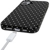 image:imageCasely iPhone 16 Plus Case  Moody Monochrome  Twilight Flora  Compatible with MagSafe  Classic Ultra Thin DesignOn the Dot  Black Polka Dot