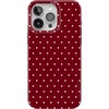 image:imageCasely iPhone 16 Plus Case  Moody Monochrome  Twilight Flora  Compatible with MagSafe  Classic Ultra Thin DesignOn the Dot  Maroon Polka Dot