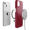 image:imageCasely iPhone 16 Plus Case  Moody Monochrome  Twilight Flora  Compatible with MagSafe  Classic Ultra Thin DesignOn the Dot  Maroon Polka Dot
