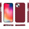 image:imageCasely iPhone 16 Plus Case  Moody Monochrome  Twilight Flora  Compatible with MagSafe  Classic Ultra Thin DesignOn the Dot  Maroon Polka Dot