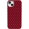 image:imageCasely iPhone 16 Plus Case  Moody Monochrome  Twilight Flora  Compatible with MagSafe  Classic Ultra Thin DesignOn the Dot  Maroon Polka Dot