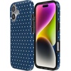 image:imageCasely iPhone 16 Plus Case  Moody Monochrome  Twilight Flora  Compatible with MagSafe  Classic Ultra Thin DesignOn the Dot  Navy Polka Dot