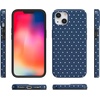 image:imageCasely iPhone 16 Plus Case  Moody Monochrome  Twilight Flora  Compatible with MagSafe  Classic Ultra Thin DesignOn the Dot  Navy Polka Dot