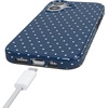 image:imageCasely iPhone 16 Plus Case  Moody Monochrome  Twilight Flora  Compatible with MagSafe  Classic Ultra Thin DesignOn the Dot  Navy Polka Dot