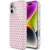 image:imageCasely iPhone 16 Plus Case  Moody Monochrome  Twilight Flora  Compatible with MagSafe  Classic Ultra Thin DesignOn the Dot  Pink Polka Dot