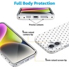 image:imageCasely iPhone 16 Plus Case  Moody Monochrome  Twilight Flora  Compatible with MagSafe  Classic Ultra Thin DesignOn the Dot  White Polka Dot